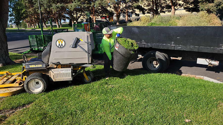 Mow crews bag grass 90% of the time. Most commercial customers value the way <br>their properties look and are willing to pay the modest premium.